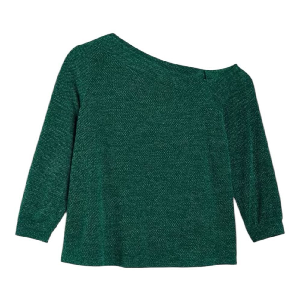 Kaileigh Ivy Off Shoulder Green Knit Top